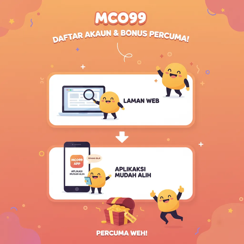 Cara Daftar Akaun mco99 Dan Bonus Percuma