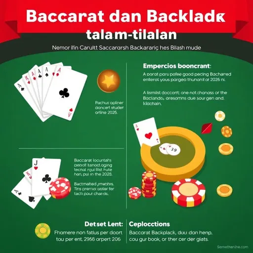 Peraturan Baccarat dan Blackjack dalam talian