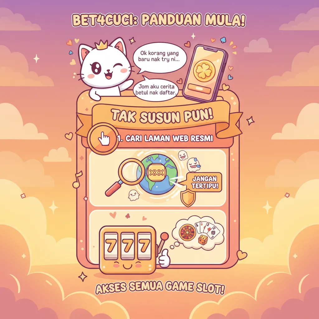Cara Daftar Bet4cuci & Akses Permainan Slot