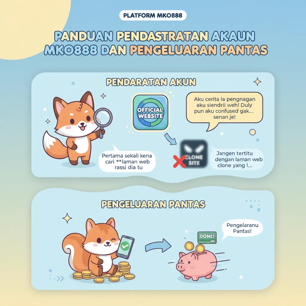 Panduan Pendaftaran Akaun MKO888 dan Pengeluaran Pantas