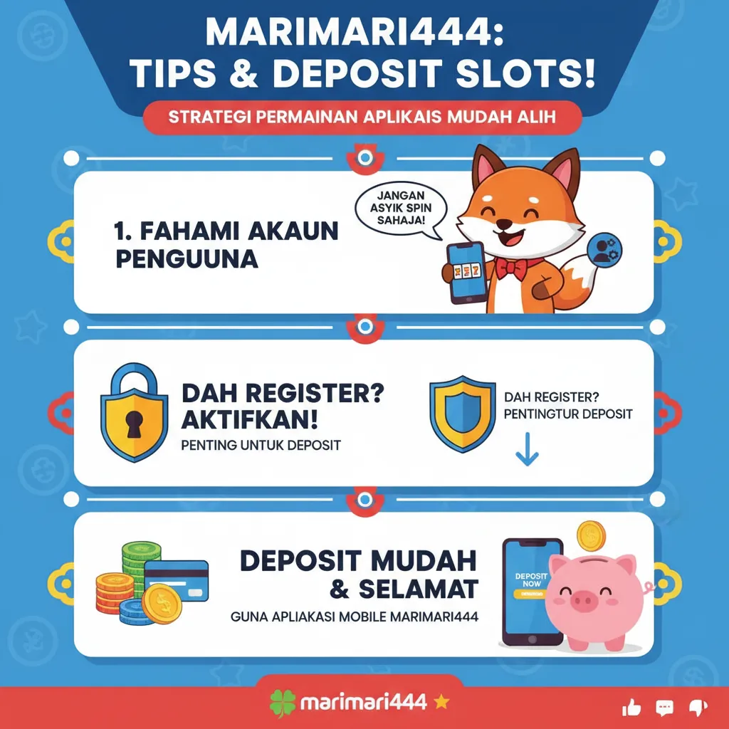 Tips Permainan Slot marimari444 & Deposit