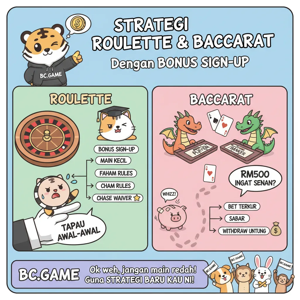 Strategi Roulette & Baccarat Dengan Bonus Sign-up