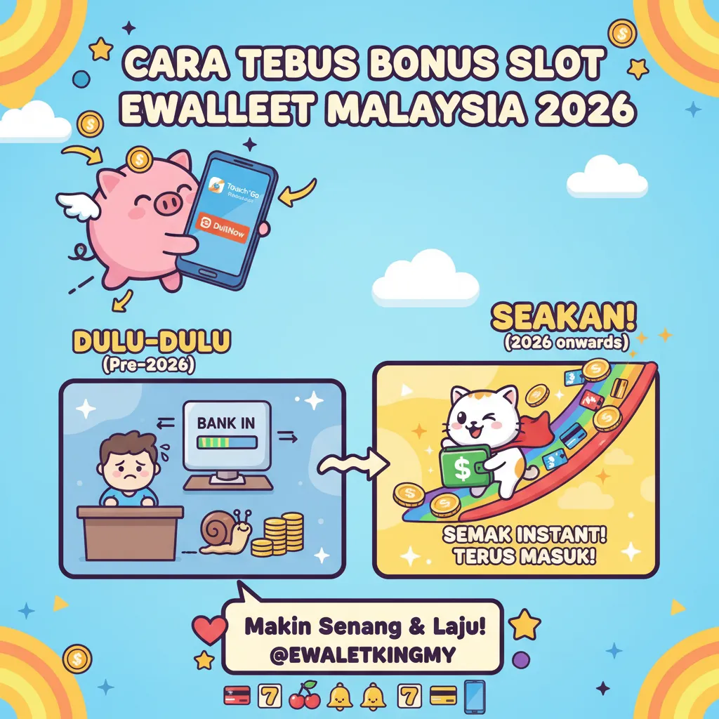 Cara Tebus Bonus Slot Ewallet Malaysia