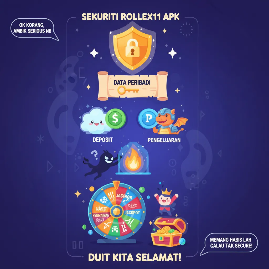 Sekuriti Laman Web dan Sistem Log Masuk Rollex11 APK